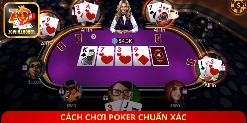Cách chơi poker chuẩn xác