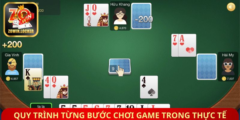 Quy trình từng bước chơi game trong thực tế